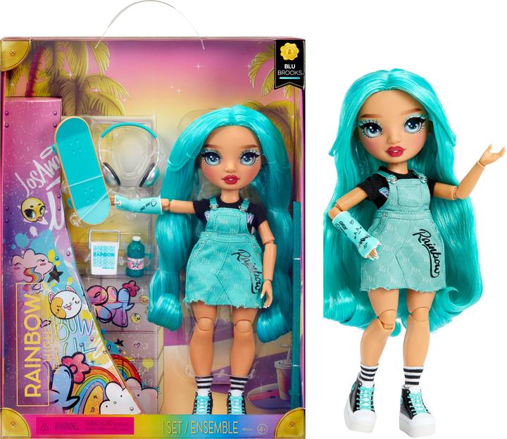 Immagine prodotto MGA Rainbow High New Friends Fashion Doll- Blu Brooks (verde acqua)