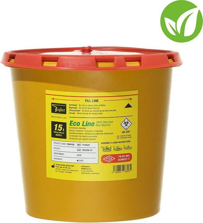 Teqler Eco Line Kanülensammler 1,5 liter