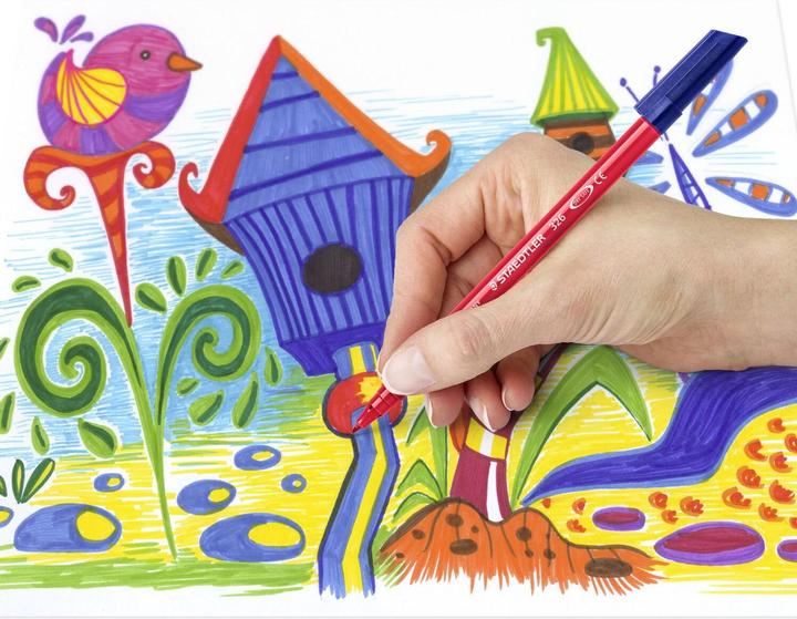 Actual product image Staedtler Noris 326 fibre-tip pens (Mixed colours, 20 x)