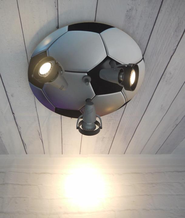 Produktbild Niermann Stand By grauschwarz Strahler 'Fussball'