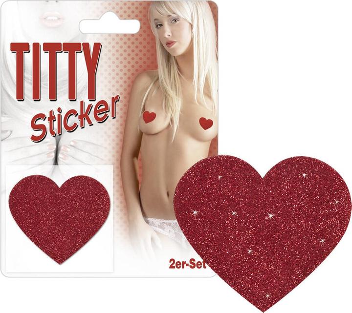 Actual product image Cottelli Collection Titty Sticker Heart