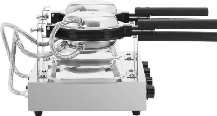 Produktbild Royal Catering Bubble Waffeleisen Waffelmaschine Waffelautomat 2 x 1400 W 50 - 250 °C 0 - 5 min