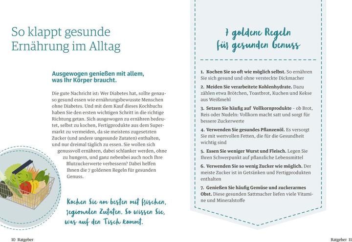 Produktbild Diabetes Ratgeber: Genussvoll abnehmen mit Diabetes (Deutsch, Anne-Bärbel Köhle, 2021)