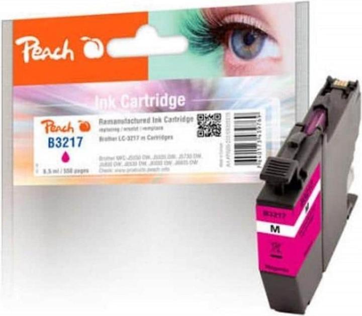 Actual product image Peach Ink Brother LC-3217 Magenta (M)