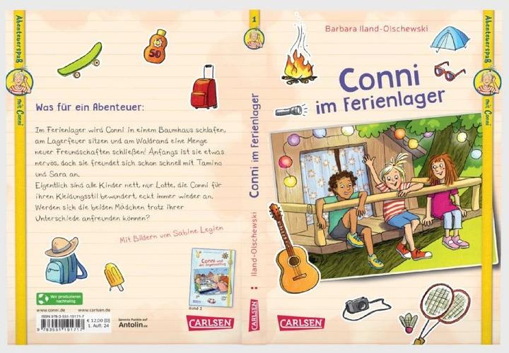 Actual product image Abenteuerspass mit Conni 1: Conni im Ferienlager (German, Sabine Legien, Barbara Iland-Olschewski, 2024)