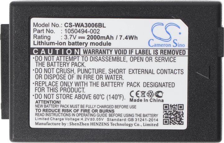Actual product image AccuCell Akku für Psion WA3006, Li-ion, 3,7V
