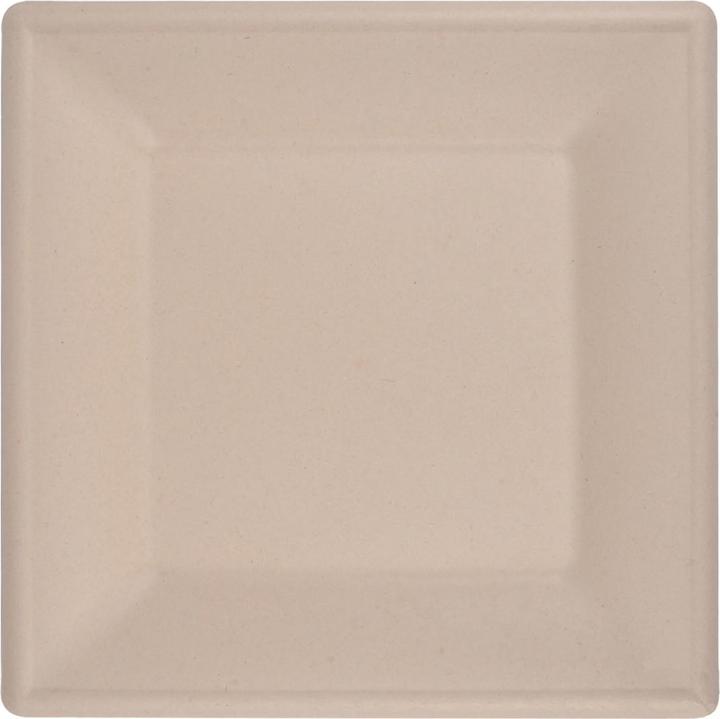 Immagine prodotto Natura Punto Piatto quadrato in canna da zucchero, set da 12 (12 x)