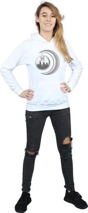 Actual product image Womens/Ladies Hogwarts Moon Hoodie (M)