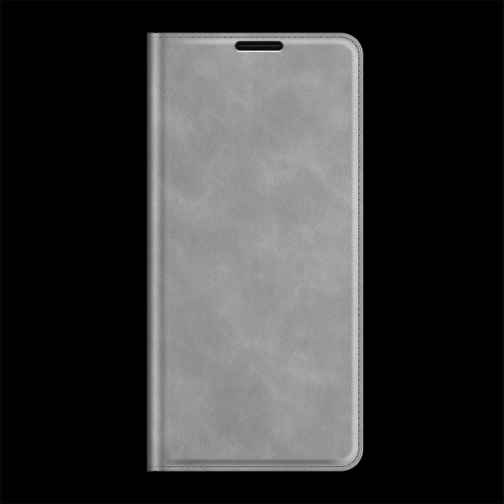 Produktbild Cazy Book Case Kompatibel mit Samsung Galaxy S22+ - Hülle klappbar Magnetisch Kunstleder - Grau (Samsung Galaxy S22+)