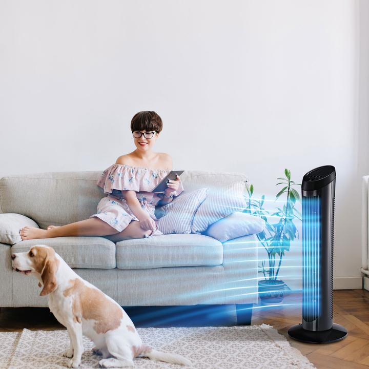 Produktbild Homcom Turmventilator mit 3 Belüftungsstufen