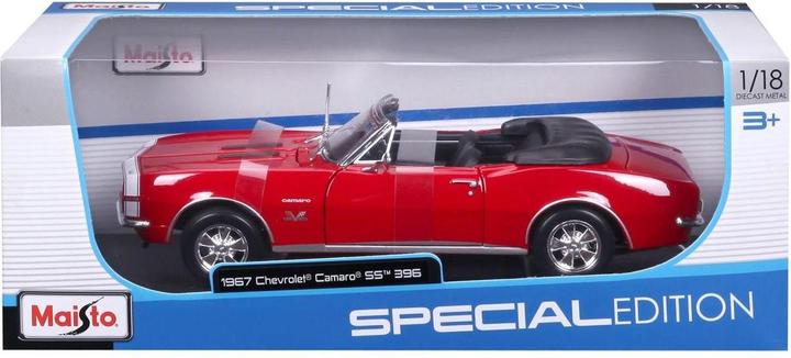 Actual product image Maisto Chevrolet Camaro 1967 SS 396