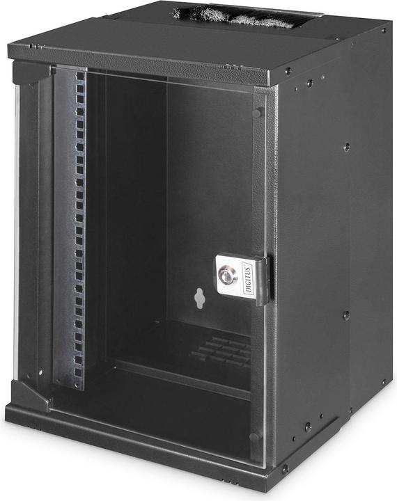 Digitus 10" 9HE Wandgehäuse, SOHO PRO 457 x 316 x 298 mm, schwarz (9 HE, 10 Zoll Rack)