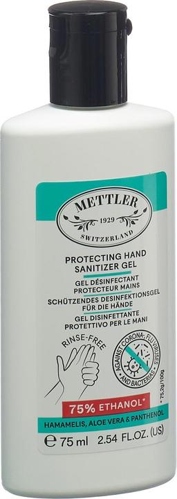 Produktbild Mettler1929 Schützendes Desinfektionsgel für die Hände (75 ml)