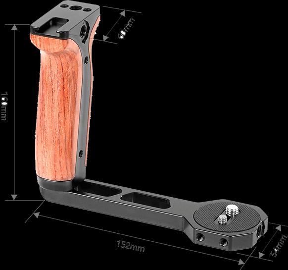 Actual product image SmallRig Wood Side Handle RoninS (Gimbal handle)