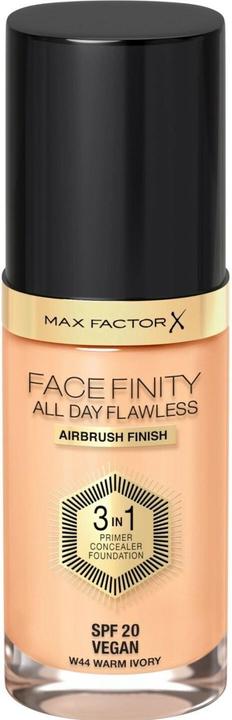 Produktbild Max Factor FACEFINITY All Day Flawless 3in1 Foundation Nr. W44 Warm Ivory 30ml (W44)