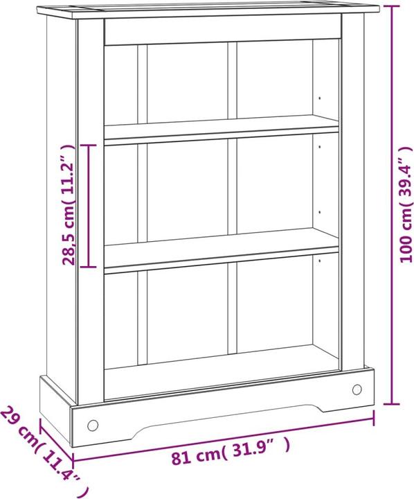 Immagine prodotto VidaXL Prochorus (81 x 29 x 100 cm)