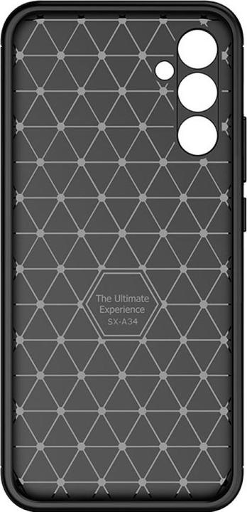 Immagine prodotto Screenguard Custodia Samsung Galaxy A34 5G Cover Carbon Design TPU (Samsung Galaxy A34 5G)