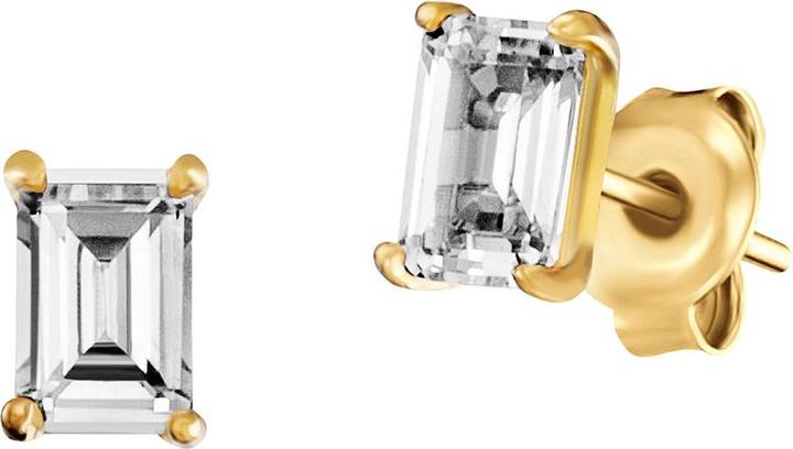 Julie Julsen Ohrstecker Rectangle (Silber 925)