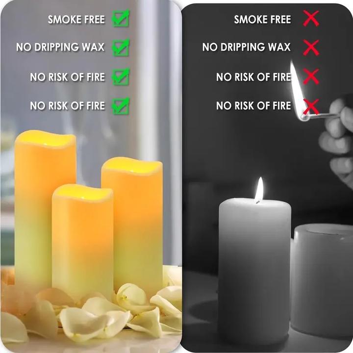 Immagine prodotto Cbx 10 candele LED senza fiamma con telecomando e funzione timer (10 x)