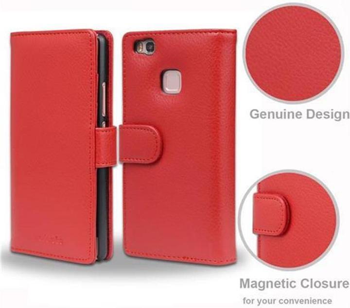 Produktbild Cadorabo Book mit 3 Kartenfächer Cover (Huawei P9 Lite)
