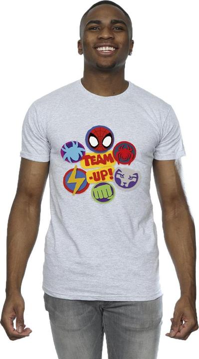 Immagine prodotto Spidey And His Amazing Friends Team Up Maglietta Uomo (XXL)