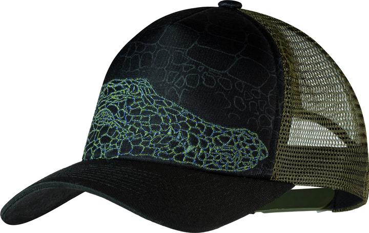Buff Jr Trucker Cap Kote Black (One Size)