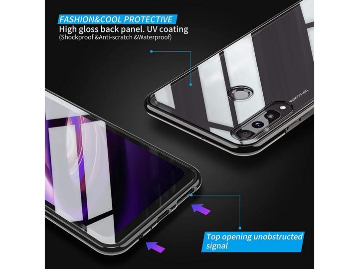 Produktbild G-Case Huawei Y6p Aluminium Magnetic Glass Case Hülle (Huawei Y6p)
