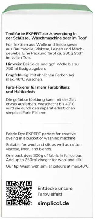 Actual product image Simplicol Textile colour expert (Apple green)