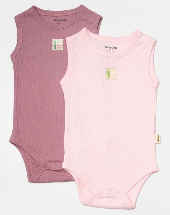 BabyCosy Body. ärmellos. 2 Pack