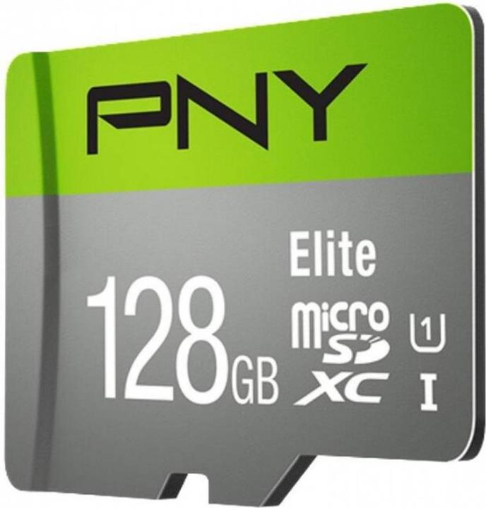 Actual product image PNY Elite (128 GB, microSDXC, U1, UHS-I)