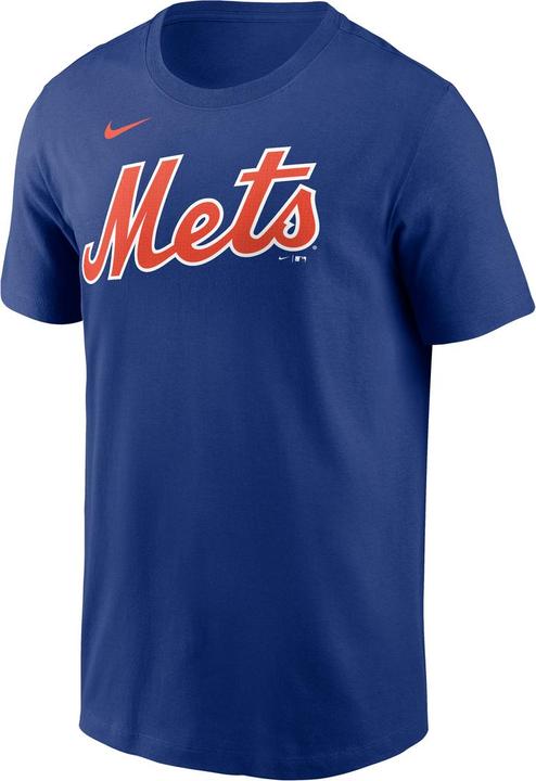 Nike New York Mets Fuse Wordmark Cotton Tee L (L)