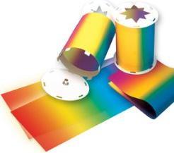 Produktbild Folia Regenbogen-Transparentpapierzuschnitte, 220 x 510 mm (115 g/m², 1 x)