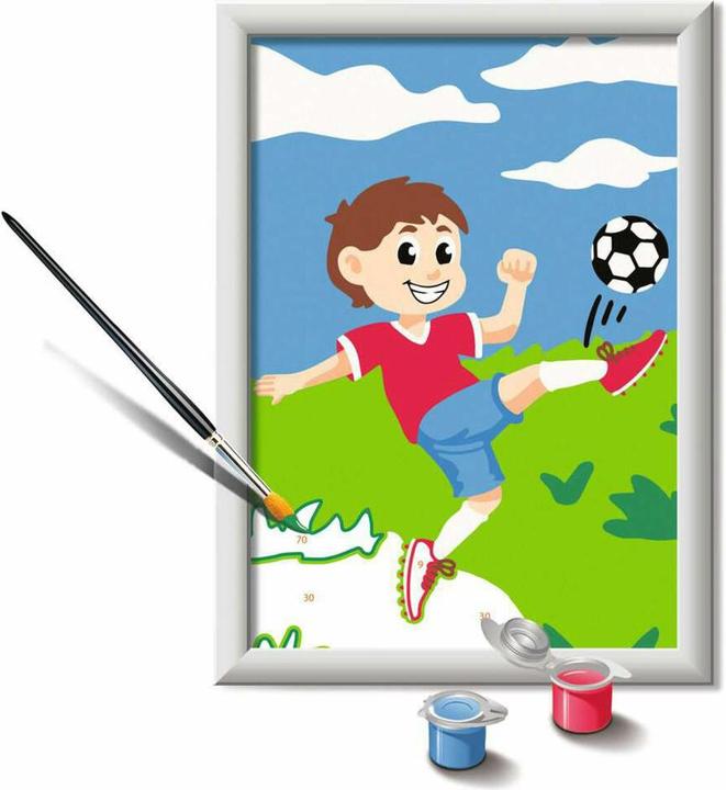Produktbild Ravensburger Malen nach Zahlen 23761 - Spass am Fussball - Kinder ab 7 Jahren