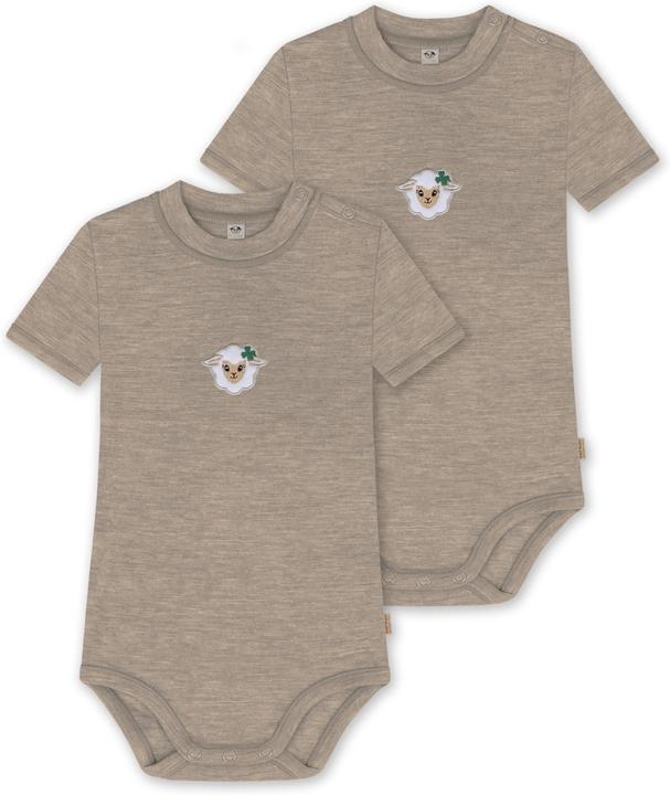 Normani 2er Set Baby Merino Kurzarmbody „Tihoi" - 9313