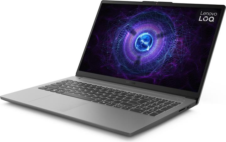 Image du produit Lenovo LOQ 15 (83LK008TGE) (gris, Intel® Core? i5-12450HX, NVIDIA GeForce RTX 4050, 16 Go DDR5, 512