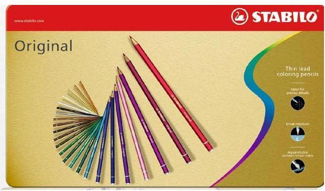 Produktbild STABILO Original Premium-Buntstift (Blau, Rot, 1 x)