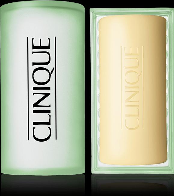 Actual product image Clinique 3-Step Skin Care Facial Soap Mild (Hard soap, 100 ml)