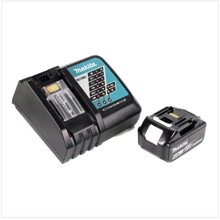 Produktbild Makita DGA 513 RG1J Akku Winkelschleifer 18V 125mm Brushless + 1x Akku 6,0Ah + Ladegerät + Makpac (125 mm)
