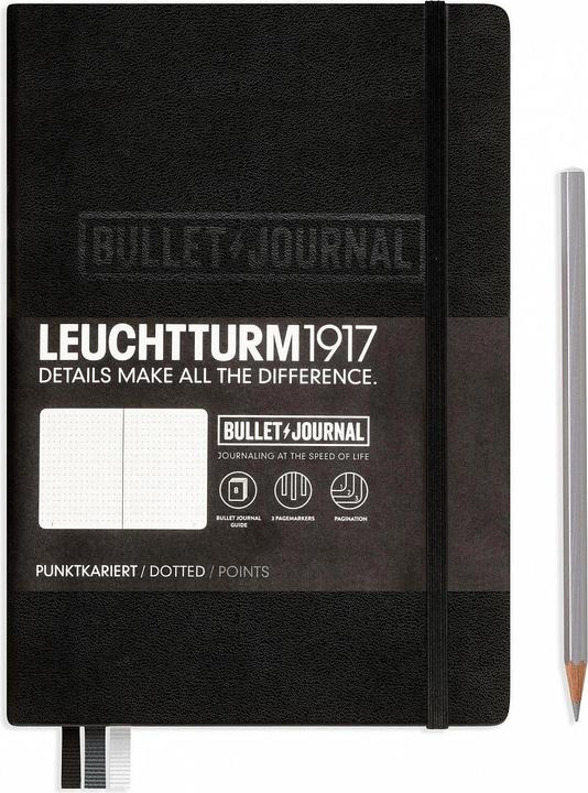 Actual product image Leuchtturm1917 bulletin journal (A5, Dotted, Hardcover)