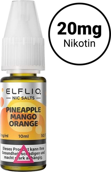 Immagine prodotto Elfbar ELFLIQ, ananas mango arancia 20mg (Mango, Arancia, Ananas)