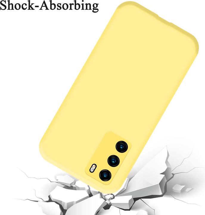 Actual product image Cadorabo TPU Liquid Silicone Case Cover (Huawei P40)