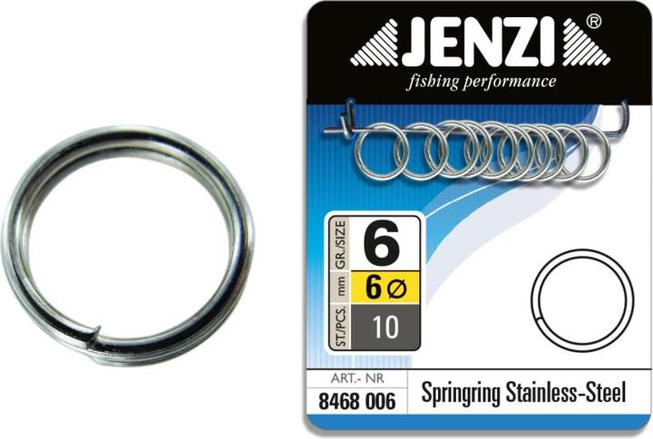 Actual product image Jenzi Stainless steel jump rings