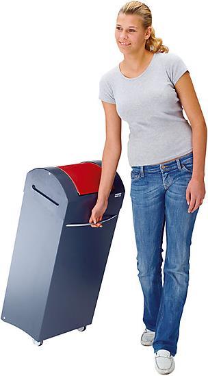Actual product image kaiserkraft Recyclable material collector made of sheet steel, flame-extinguishing (75 l)