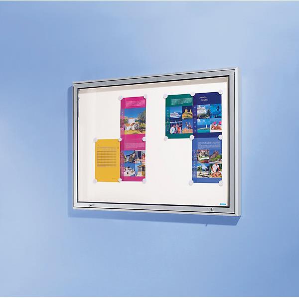 Immagine prodotto eurokraft pro Vetrina, telaio in alluminio, per interno ed esterno (Calamita, 200 x 101 cm)