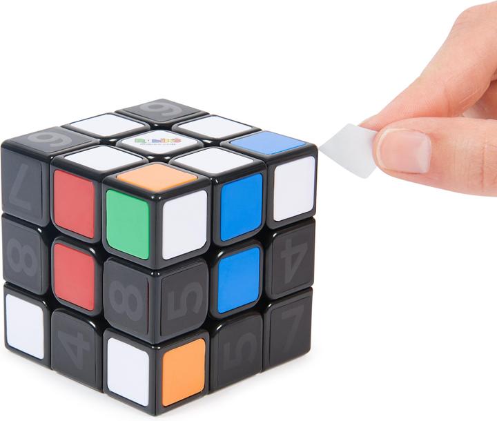 Actual product image Spin Master Rubik’s Coach Cube, Learn to Solve 3x3 Cube with Stickers, Guide, & Videos | Stress Relief Fidget To (3 x 3)
