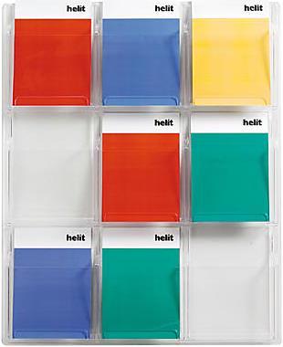 Actual product image Helit Wall display (A4)