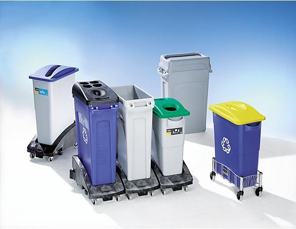 Actual product image kaiserkraft Trolley for recyclable containers (87 l)