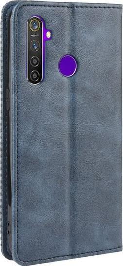 Actual product image MU Classic Retro Leather Bookcover Series (Realme 5 Pro)