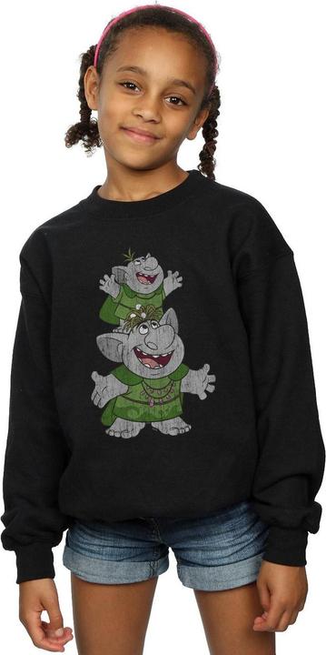 Immagine prodotto Disney Frozen Handstacking Trolls Felpa Ragazze (140, 146)