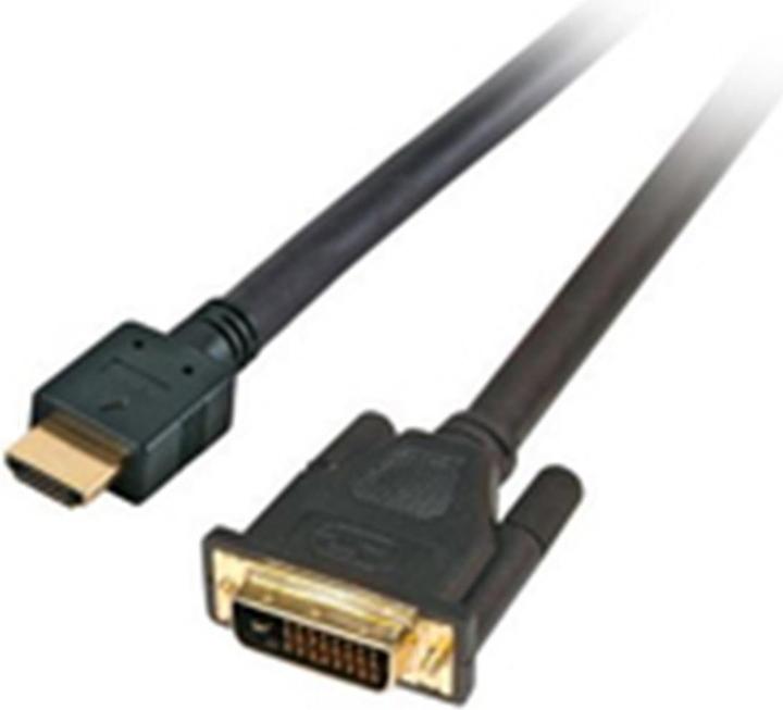 Produktbild M-Cab Mcab HDMI TO DVI-D CABLE BLACK 2.0M DVI-D 24+1 FULL HD GOLD M/M (2 m, DVI)